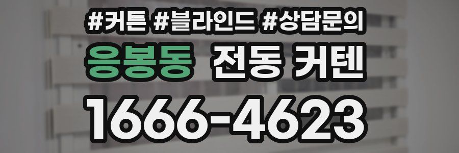 응봉동 전동 커텐