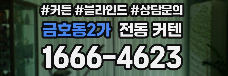 금호동2가 전동 커텐