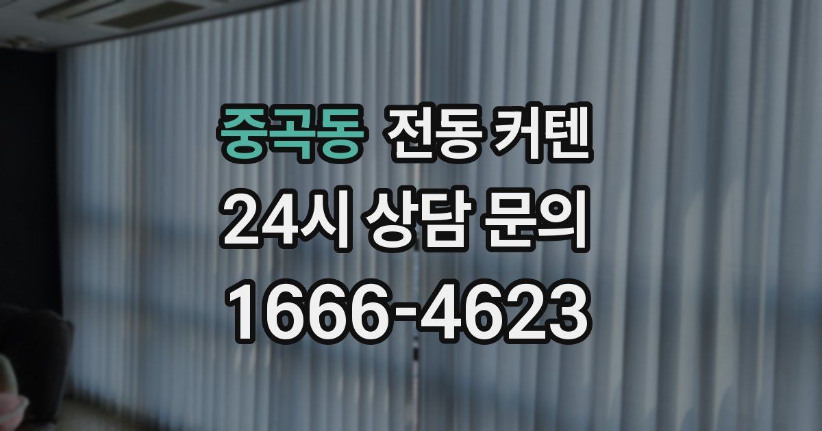 중곡동 전동 커텐