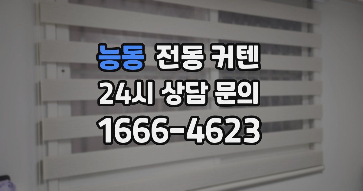 능동 전동 커텐