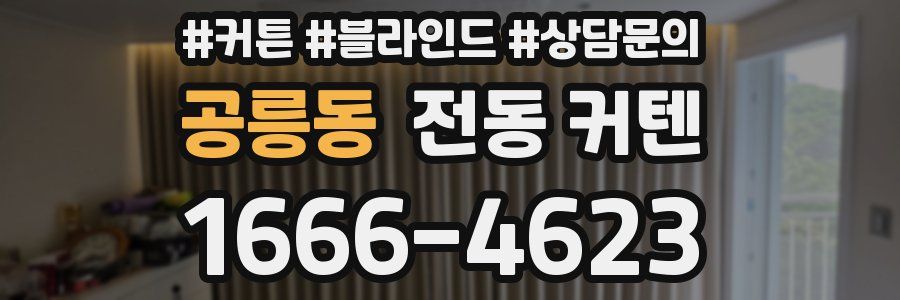 공릉동 전동 커텐