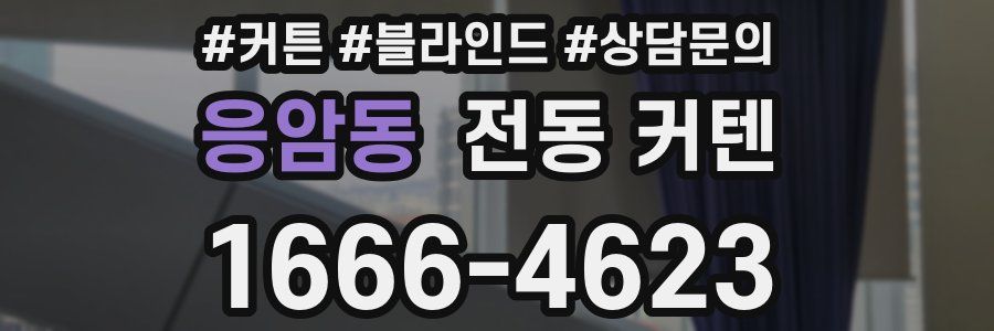 응암동 전동 커텐