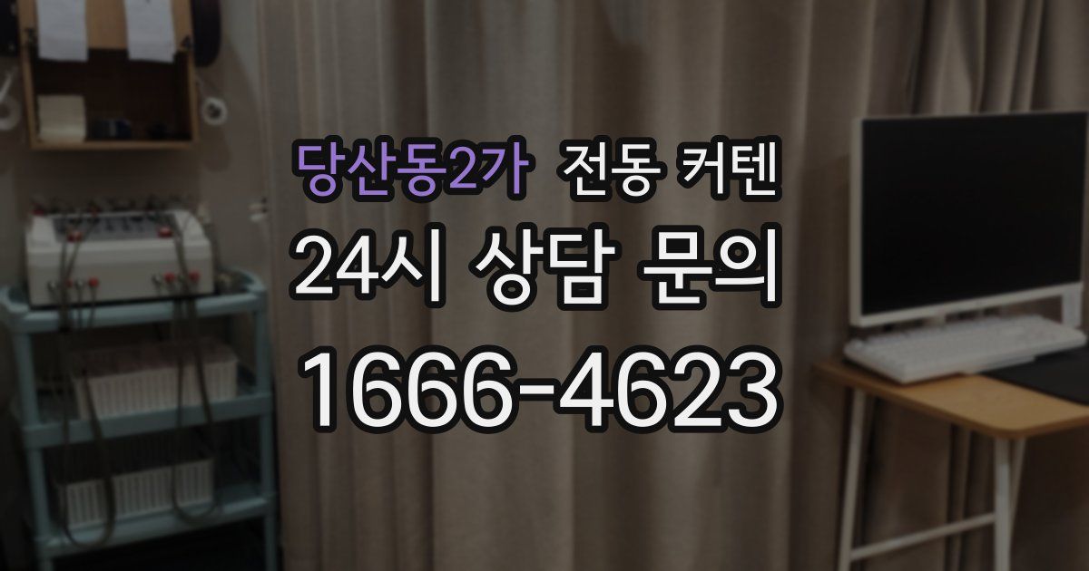 당산동2가 전동 커텐