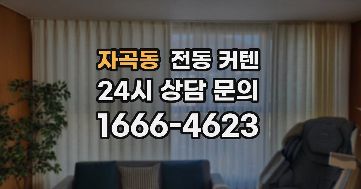 자곡동 전동 커텐