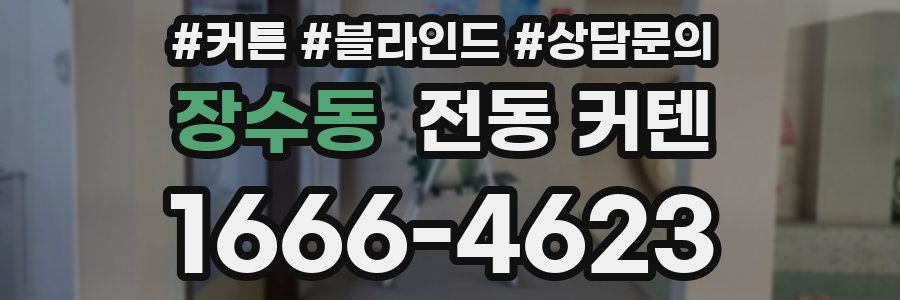 장수동 전동 커텐