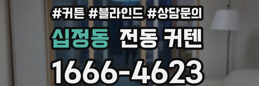 십정동 전동 커텐