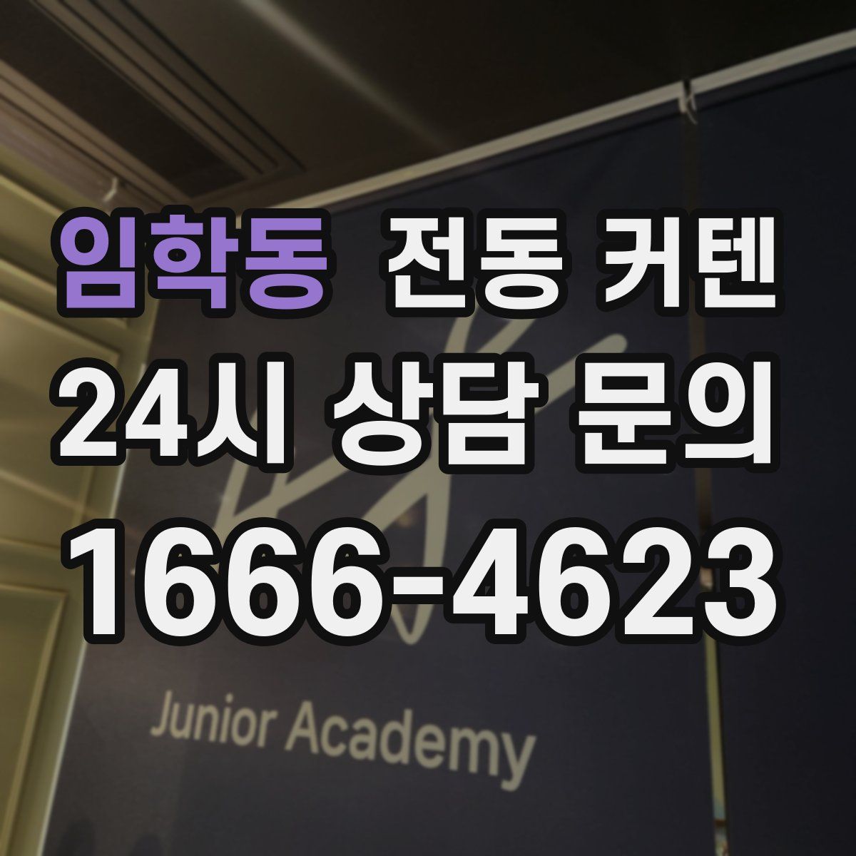 임학동 전동 커텐