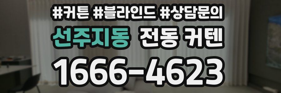 선주지동 전동 커텐