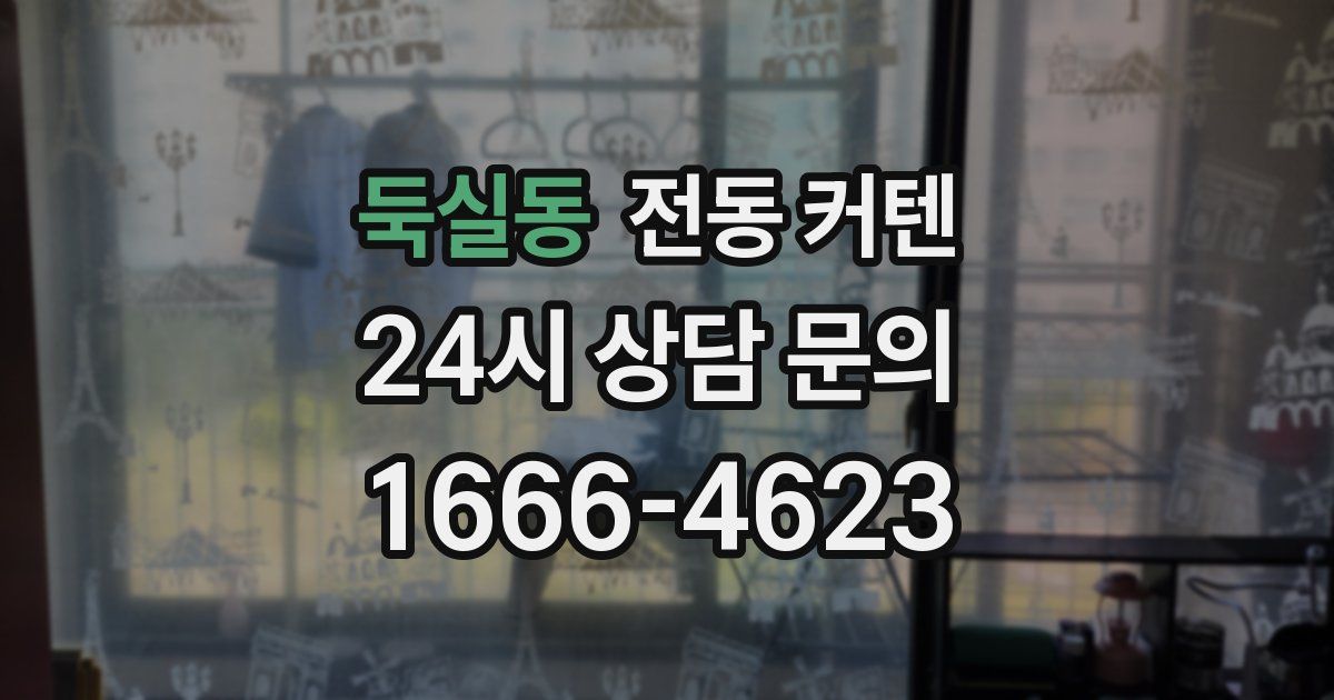 둑실동 전동 커텐