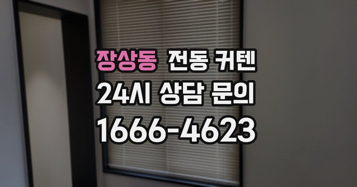 장상동 전동 커텐