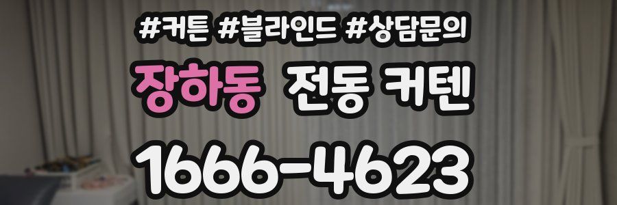 장하동 전동 커텐