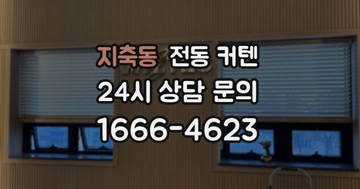 지축동 전동 커텐