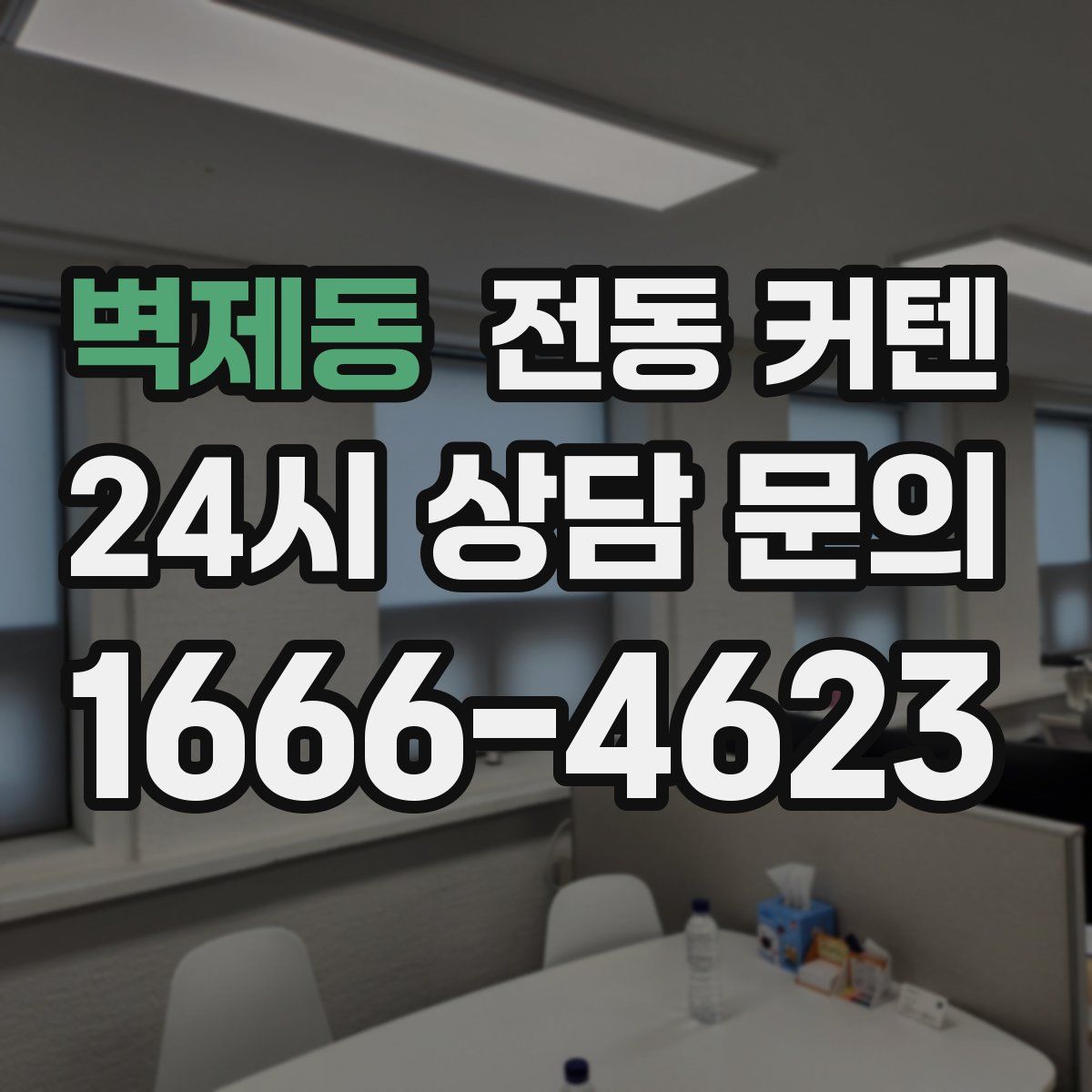 벽제동 전동 커텐