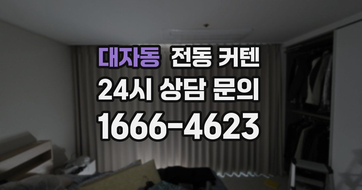 대자동 전동 커텐