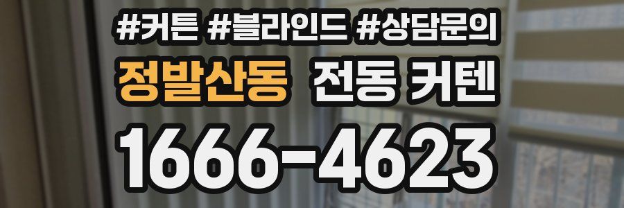 정발산동 전동 커텐