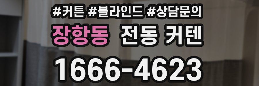 장항동 전동 커텐