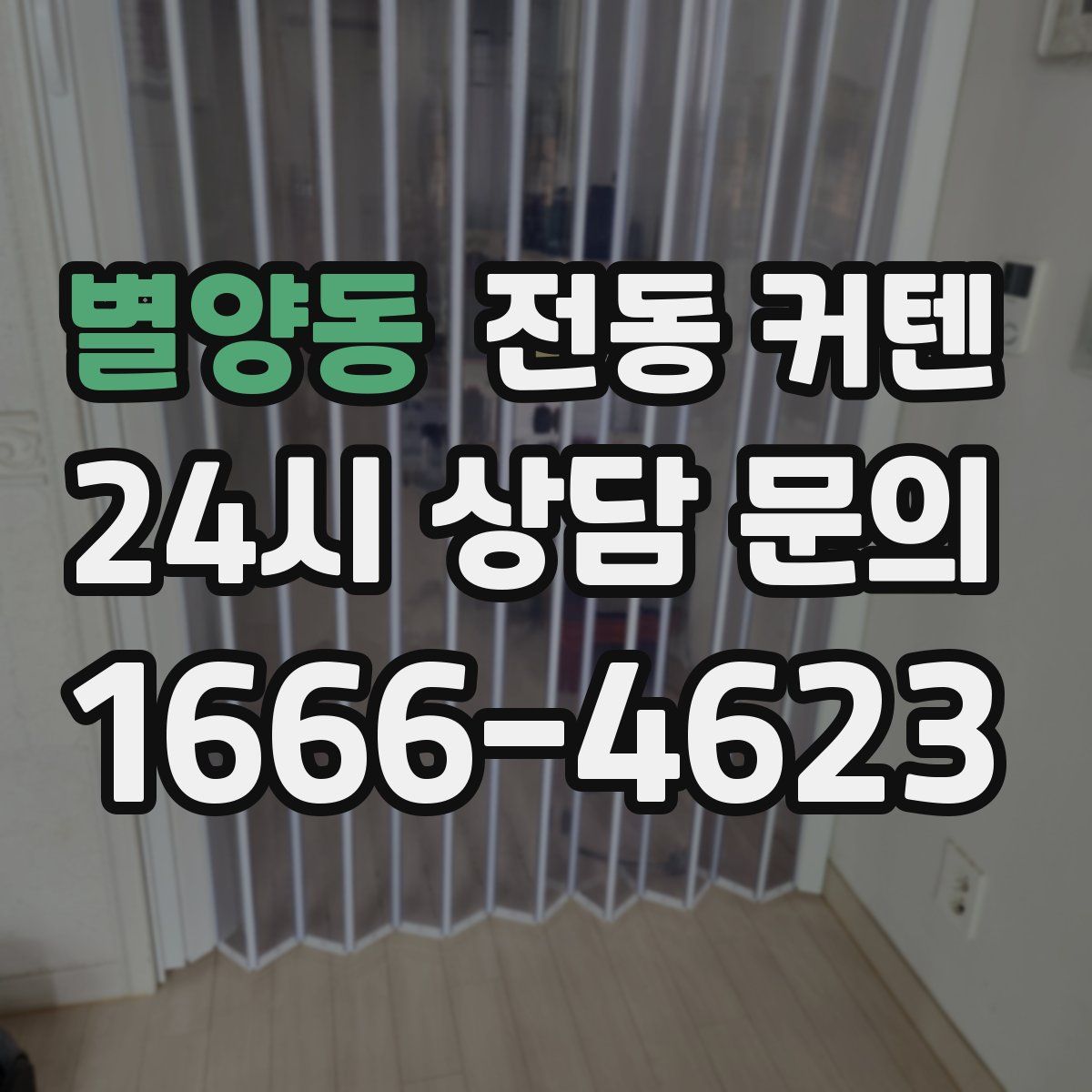 별양동 전동 커텐