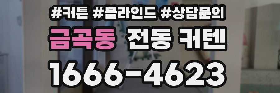 금곡동 전동 커텐