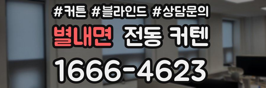 별내면 전동 커텐