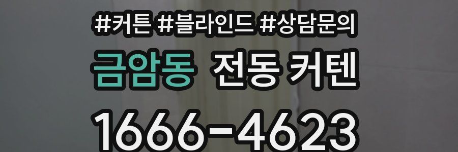 금암동 전동 커텐