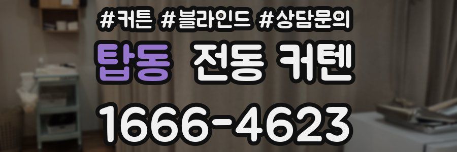탑동 전동 커텐