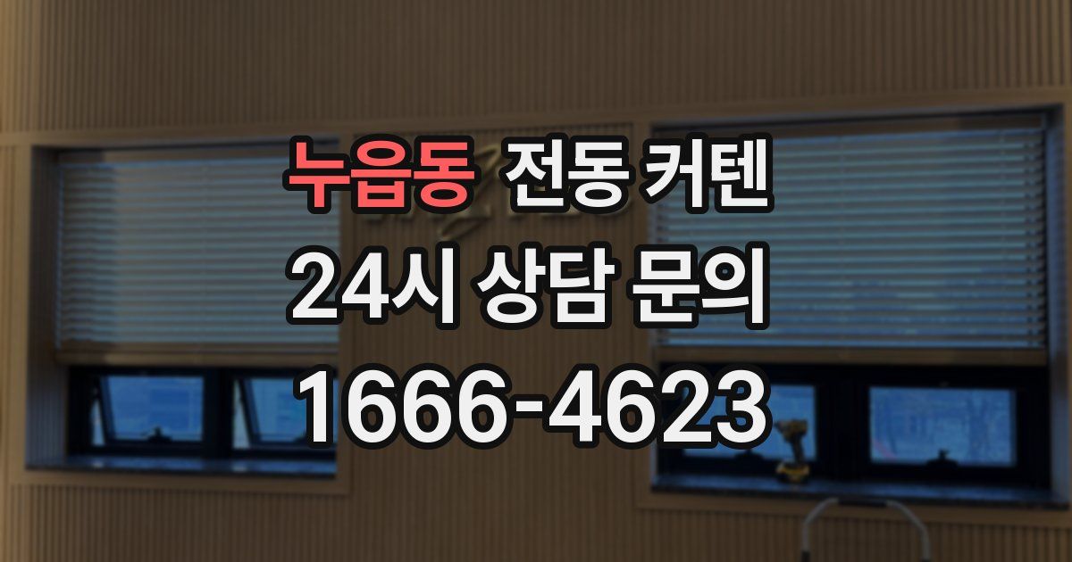 누읍동 전동 커텐