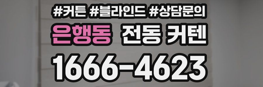은행동 전동 커텐