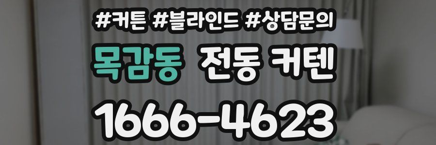 목감동 전동 커텐
