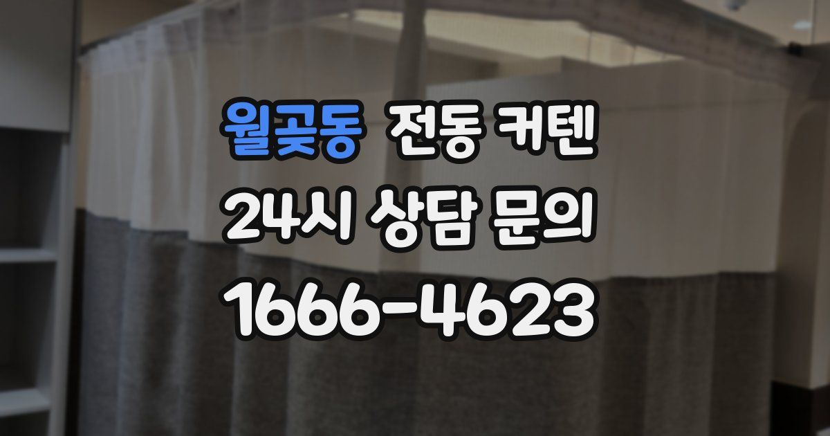 월곶동 전동 커텐