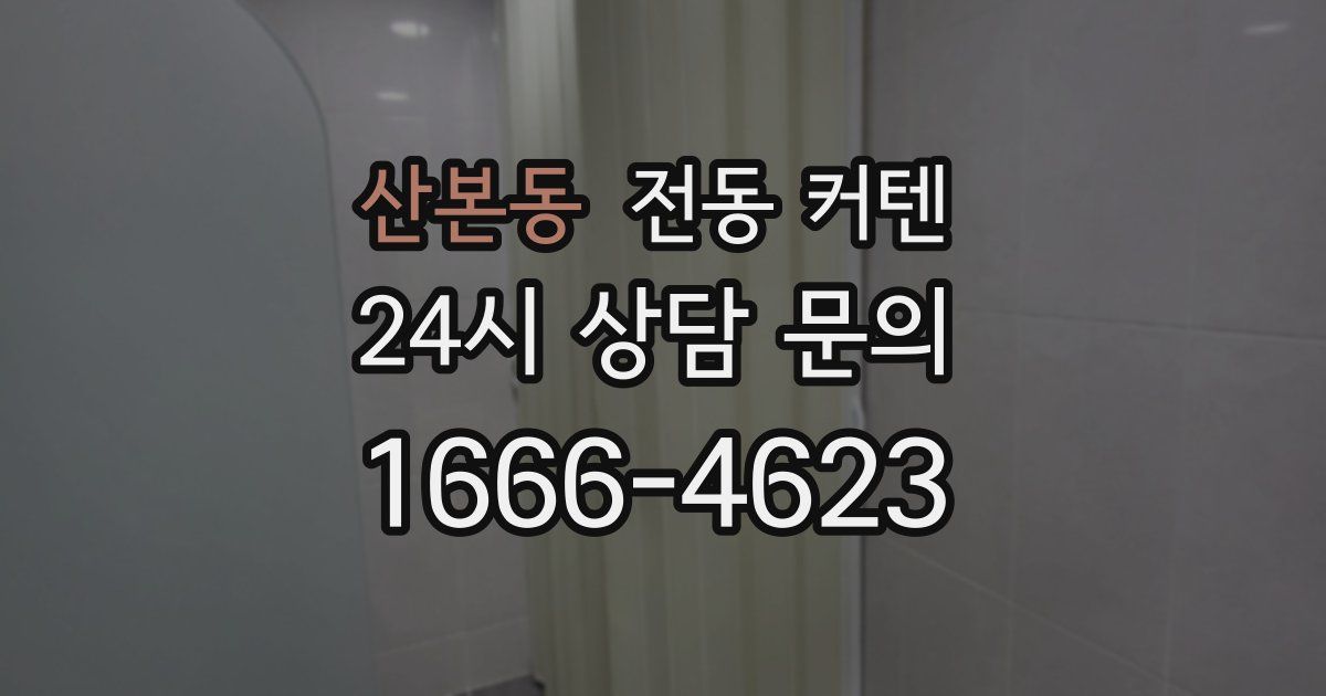 산본동 전동 커텐