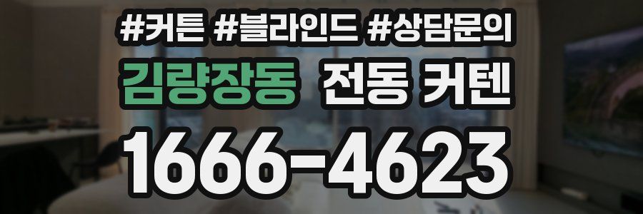 김량장동 전동 커텐