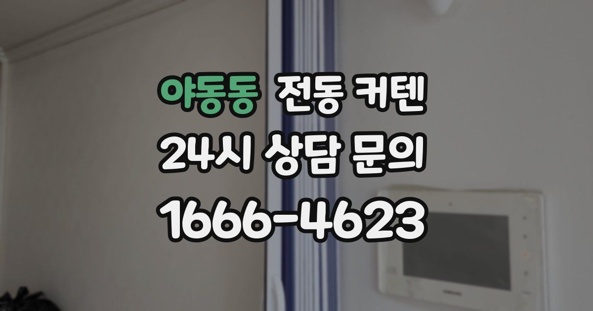 야동동 전동 커텐