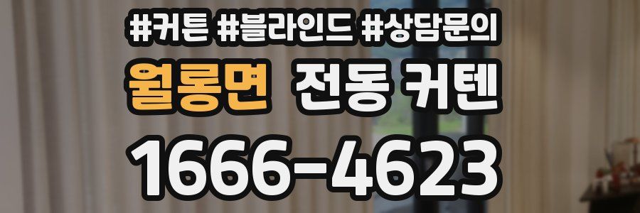 월롱면 전동 커텐