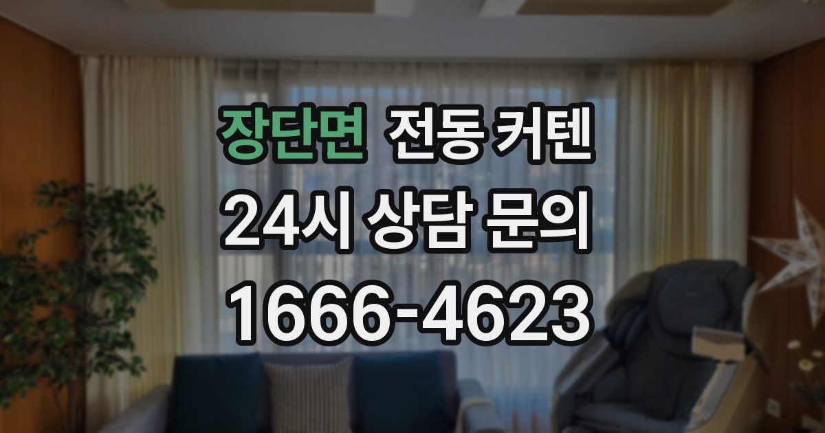 장단면 전동 커텐