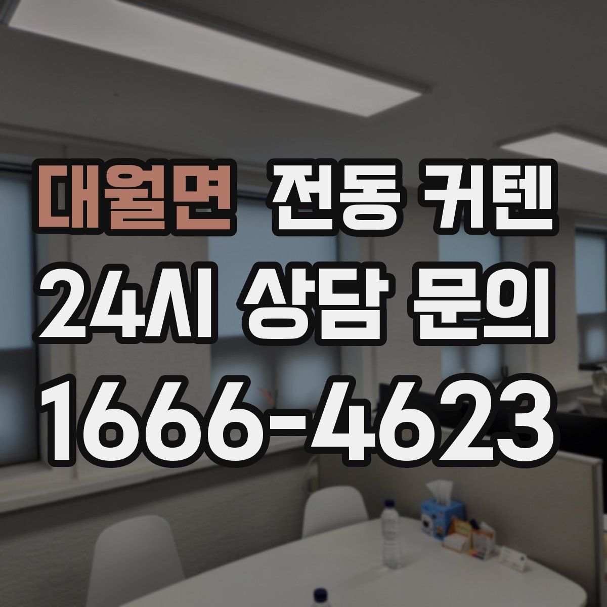 대월면 전동 커텐