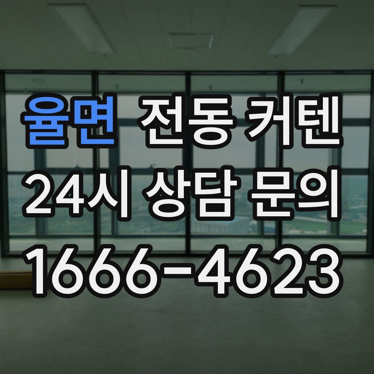 율면 전동 커텐