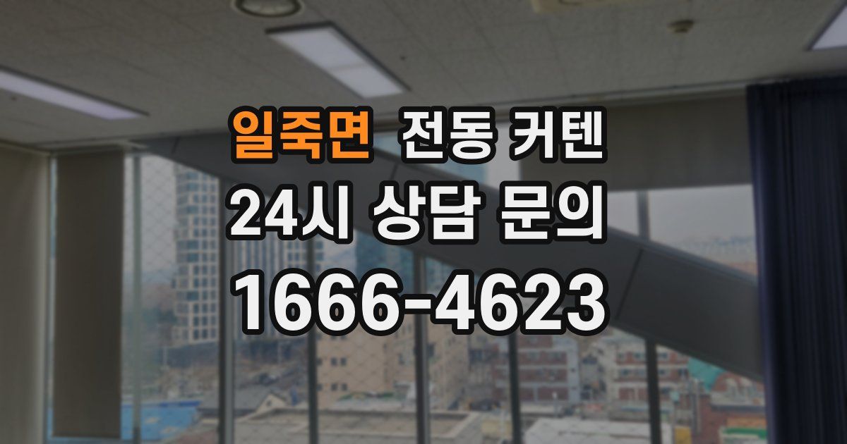 일죽면 전동 커텐