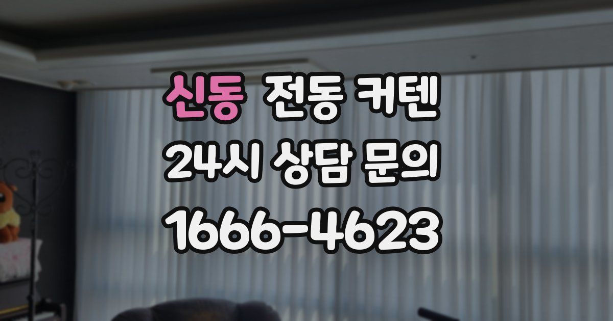신동 전동 커텐