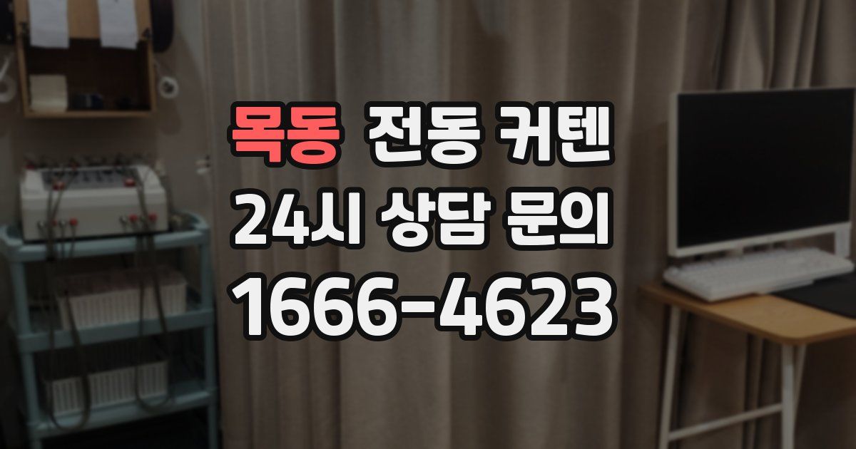 목동 전동 커텐