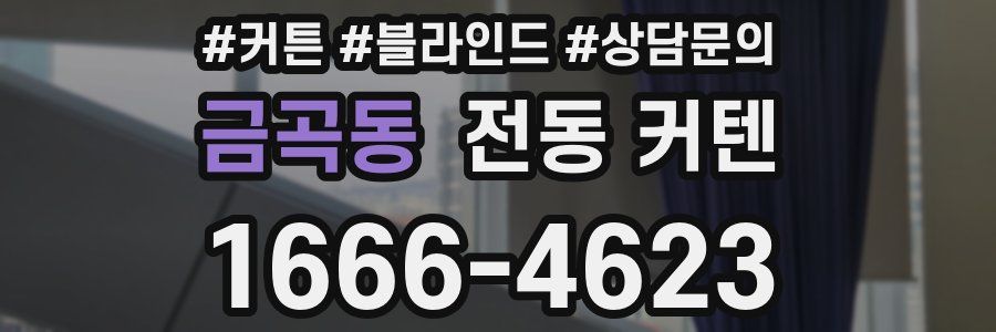 금곡동 전동 커텐