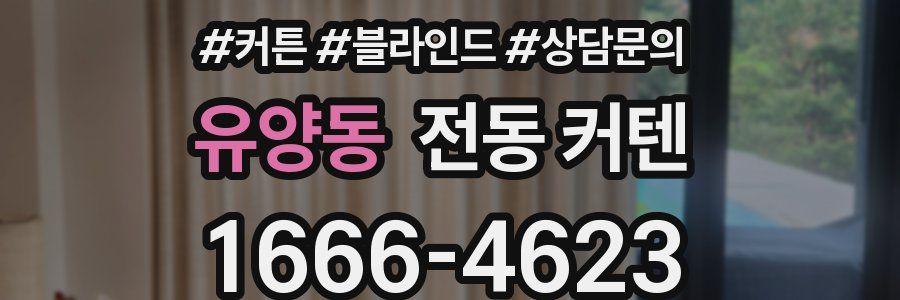 유양동 전동 커텐