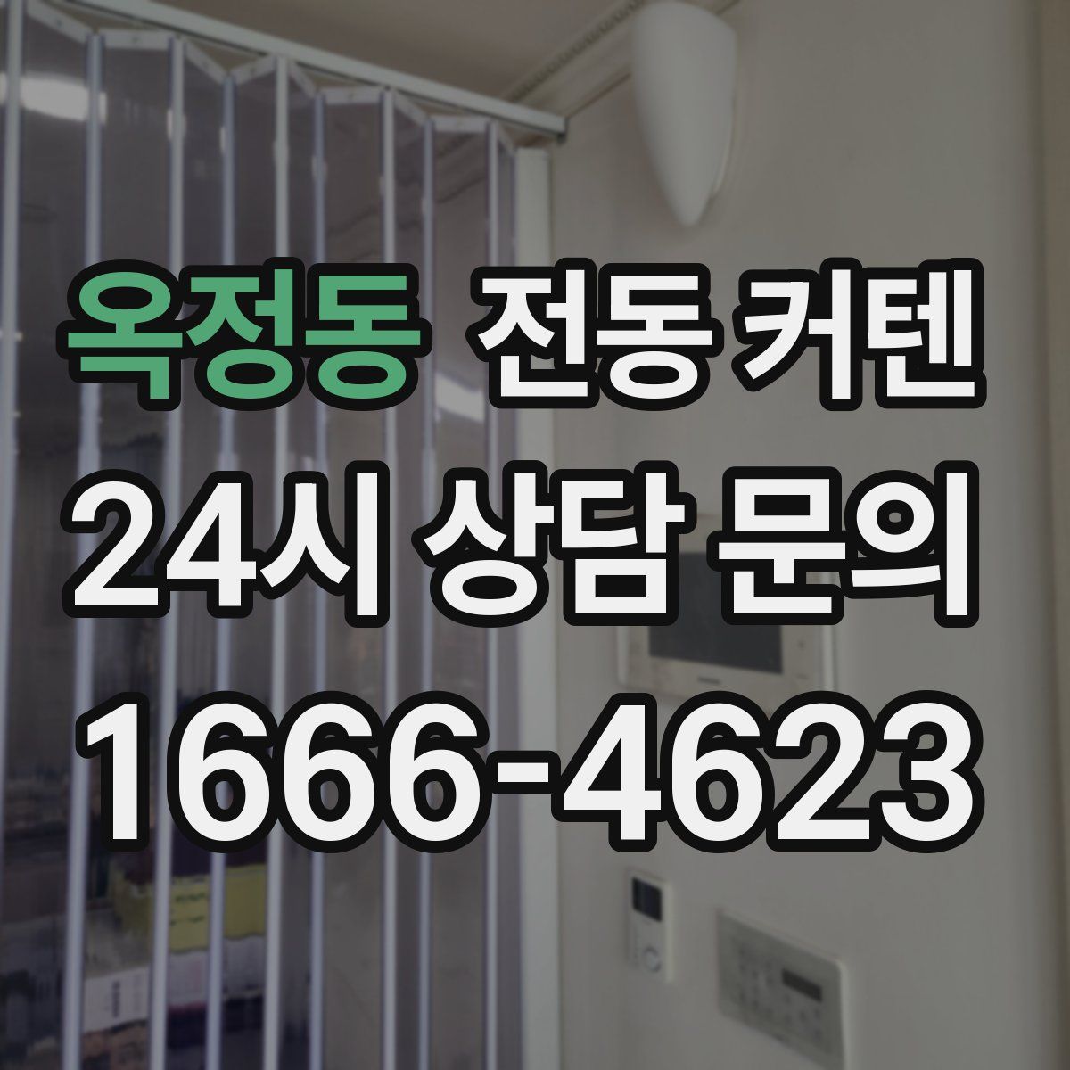 옥정동 전동 커텐