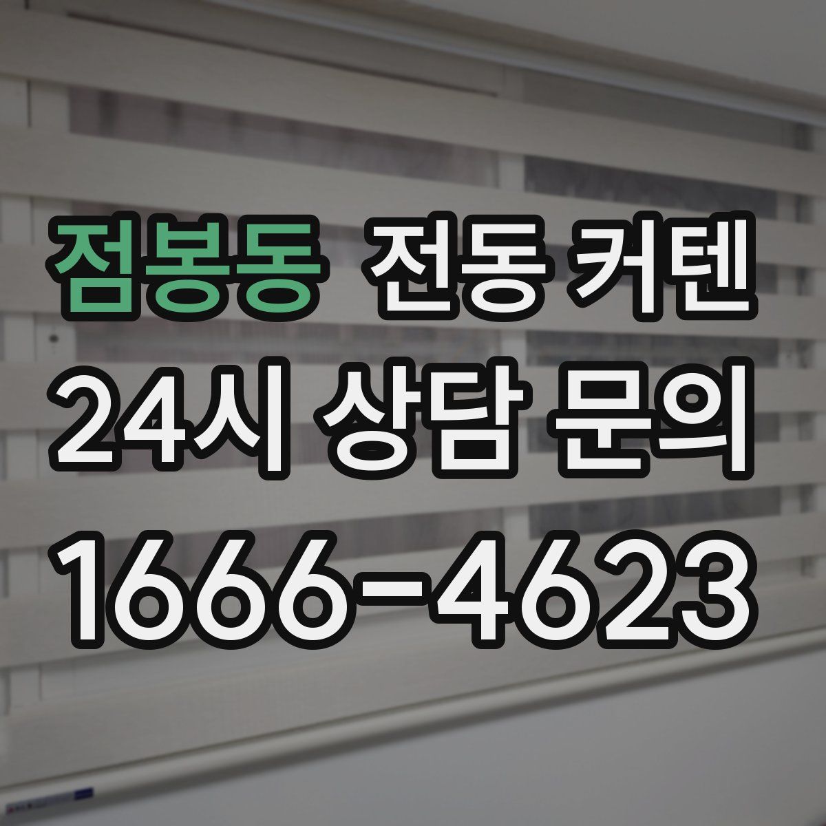 점봉동 전동 커텐