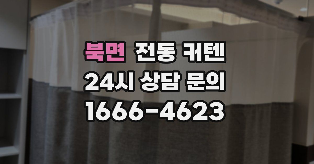 북면 전동 커텐