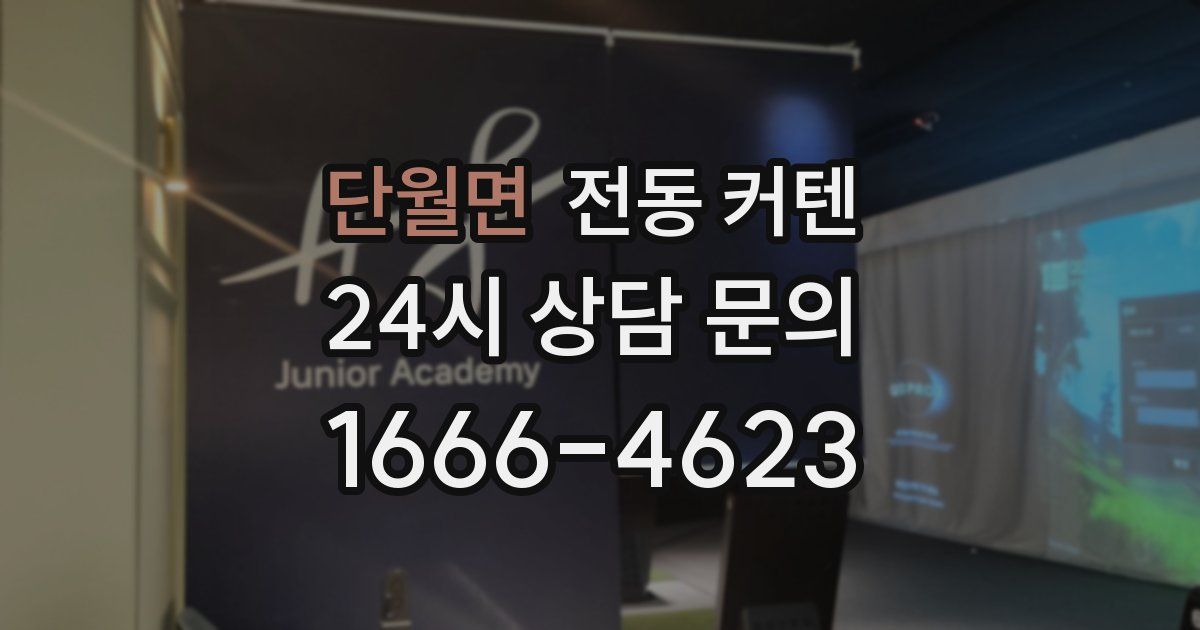 단월면 전동 커텐