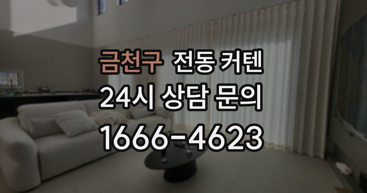 금천구 전동 커텐