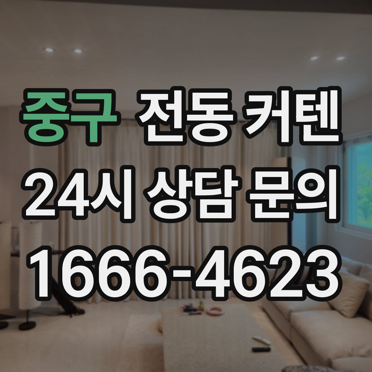 중구 전동 커텐