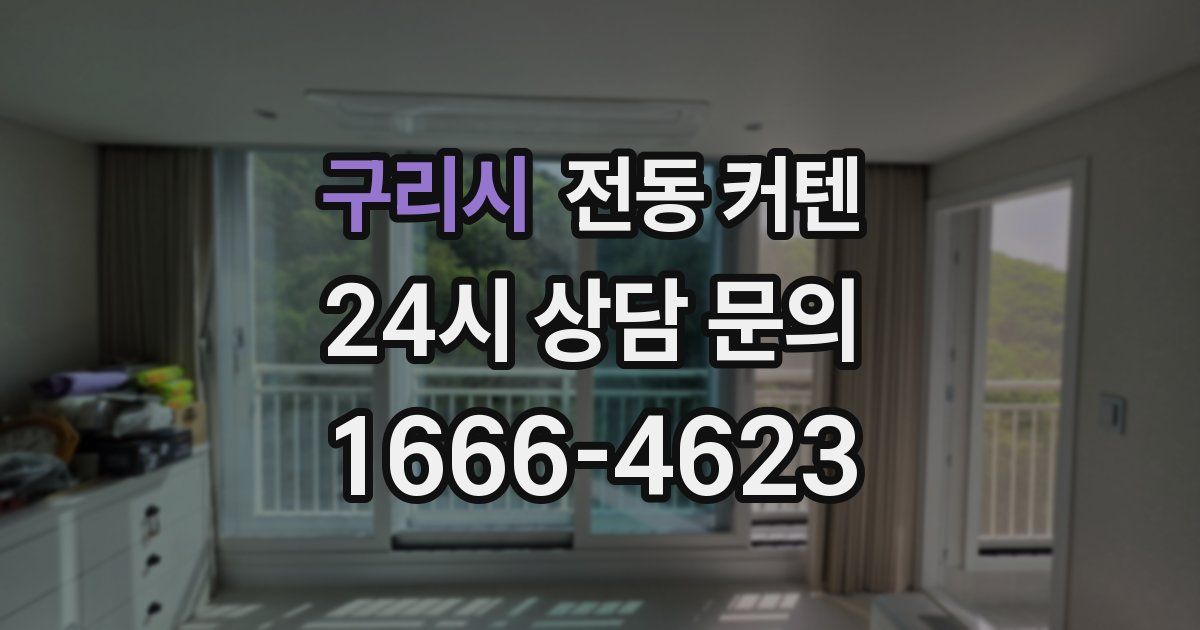 구리시 전동 커텐