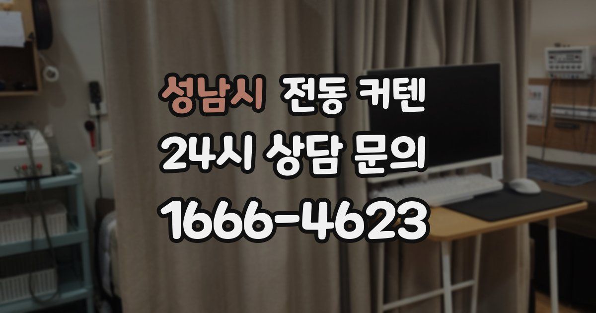 성남시 전동 커텐