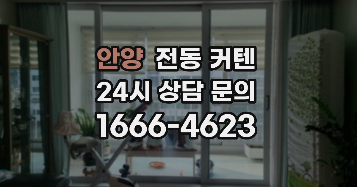 안양 전동 커텐